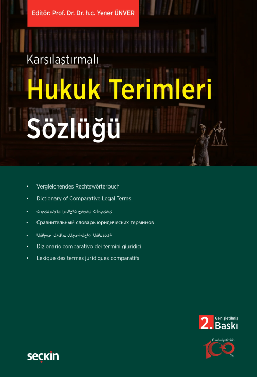 Hukuk Terimleri Sözlüğü - Yener Ünver | Yeni ve İkinci El Ucuz Kitabın