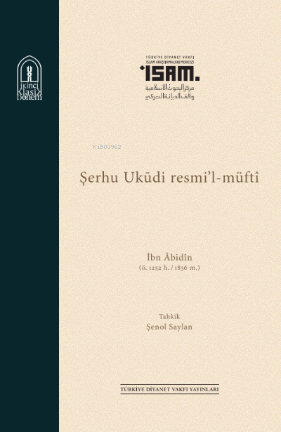 İbn Abidin Şerhu Ukudi Resmil Müfti Karton - Şenol Saylan | Yeni ve İk