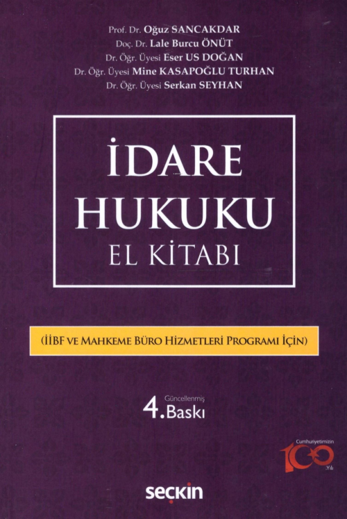 İdare Hukuku El Kitabı - Oğuz Sancakdar | Yeni ve İkinci El Ucuz Kitab