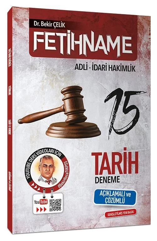 İdari Hakimlik Fetihname Tarih 15 Deneme Çözümlü - Bekir Çelik | Yeni 