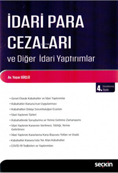 İdari Para Cezaları ve Diğer İdari Yaptırımlar - Yaşar Güçlü | Yeni ve