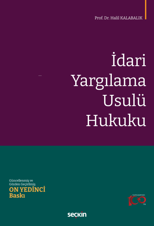 İdari Yargılama Usulü Hukuku - Halil Kalabalık | Yeni ve İkinci El Ucu