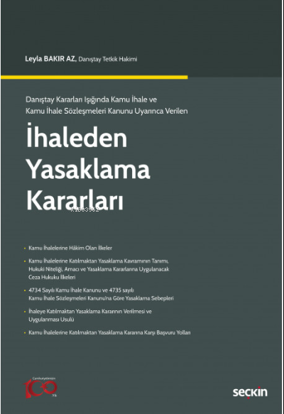 İhaleden Yasaklama Kararları - Leyla Bakır Az | Yeni ve İkinci El Ucuz