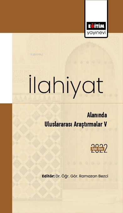 İlahiyat Alanında Uluslararası Araştırmalar V - Ramazan Bezci | Yeni v