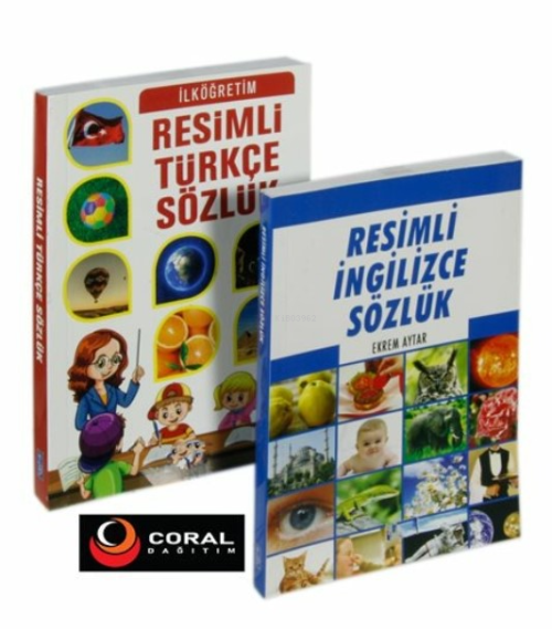 İlköğretim Resimli İngilizce ve Resimli Türkçe Sözlük Seti (2 Kitap) -