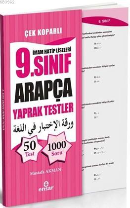 İmam Hatip Liseleri 9. Sınıf Arapça Yaprak Testler - Mustafa Akman | Y