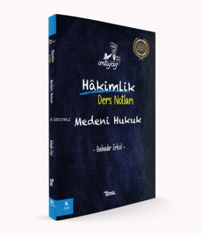 İmtiyaz Hakimlik Ders Notları Medeni Hukuk - Bahadır Erkol | Yeni ve İ