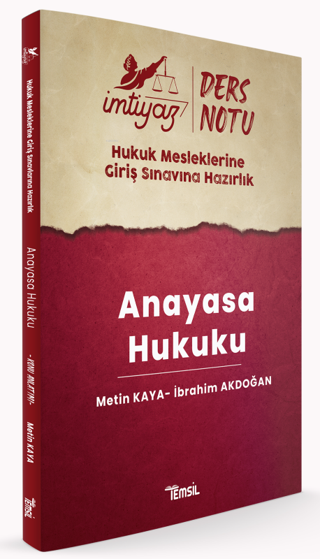 İmtiyaz HMGS Ders Notları Anayasa Hukuku - Metin Kaya | Yeni ve İkinci