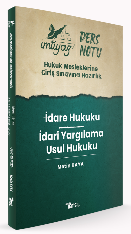 İmtiyaz HMGS Ders Notları İdare Hukuku - İdari Yargılama Usul Hukuku D