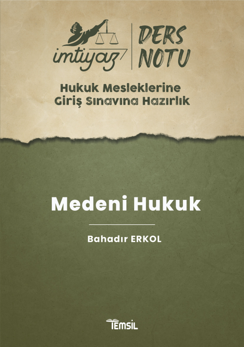 İmtiyaz Hmgs Ders Notları Medeni Hukuk - Bahadır Erkol | Yeni ve İkinc