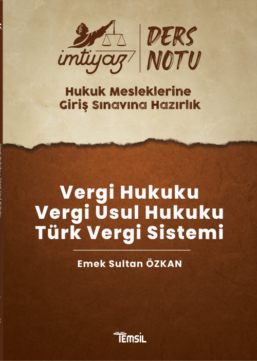 İmtiyaz Hmgs Ders Notları Vergi Hukuku- Vergi Usul Hukuku- Türk Vergi 