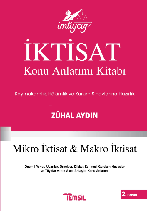 İmtiyaz İktisat Konu Anlatımı Kitabı - Zühal Aydın | Yeni ve İkinci El