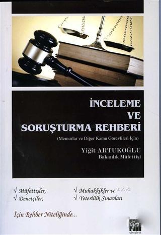 İnceleme ve Soruşturma Rehberi - Yiğit Artukoğlu | Yeni ve İkinci El U