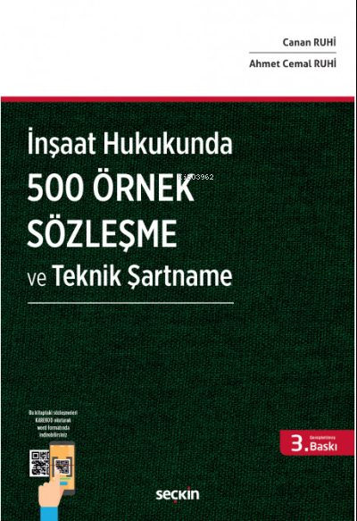 İnşaat Hukuku Alanında 555 Adet Örnek Sözleşme ve Teknik Şartname - Ca