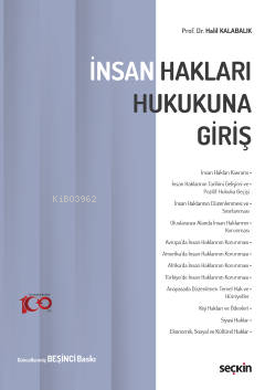 İnsan Hakları Hukukuna Giriş - Halil Kalabalık | Yeni ve İkinci El Ucu