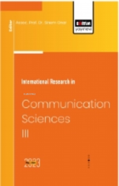 International Research in Communication Sciences III - Sinem Onaran | 