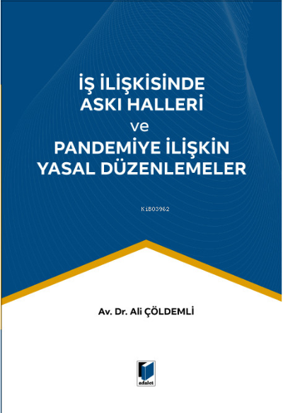 İş İlişkisinde Askı Halleri ve Pandemiye İlişkin Yasal Düzenlemeler - 