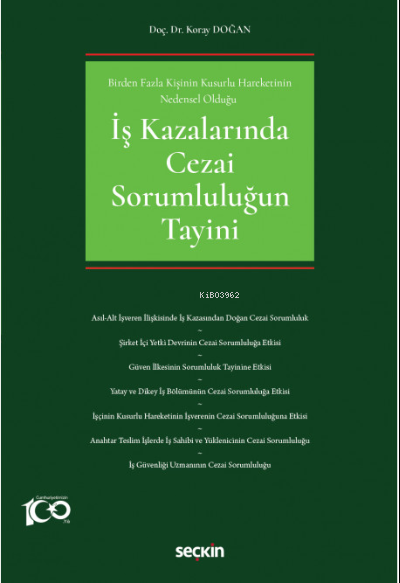 İş Kazalarında Cezai Sorumluluğun Tayini - Koray Doğan | Yeni ve İkinc