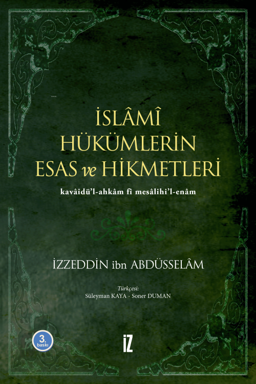 İslami Hükümlerin Esas ve Hikmetleri (Ciltli) - İzzeddin ibn Abdüssela