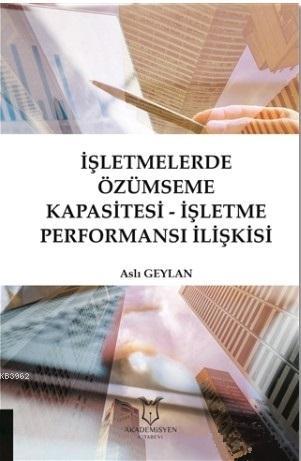 İşletmelerde Özümseme Kapasitesi - İşletme Performansı İlişkisi - Aslı