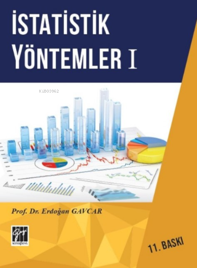 İstatistik Yöntemler 1 - Erdoğan Gavcar | Yeni ve İkinci El Ucuz Kitab