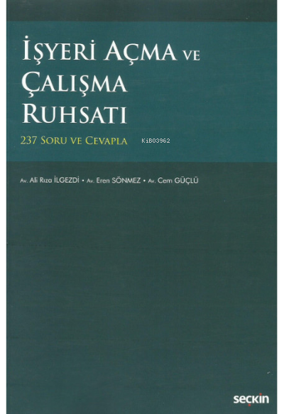 İşyeri Açma ve Çalışma Ruhsatı - Eren Sönmez | Yeni ve İkinci El Ucuz 