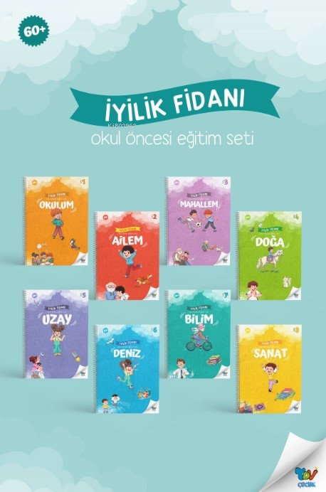 İyilik Fidanı - Okul Öncesi Eğitim Seti ( 8 Kitap ) - Kolektif | Yeni 