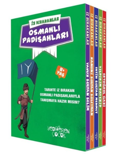 İz Bırakanlar - Osmanlı Padişahları Seti - 5 Kitap Takım - Eda Bayrak 