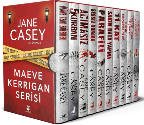 Jane Casey Maeve Kerrigan Serisi Seti - 10 Kitap Takım - Kutulu - Jane