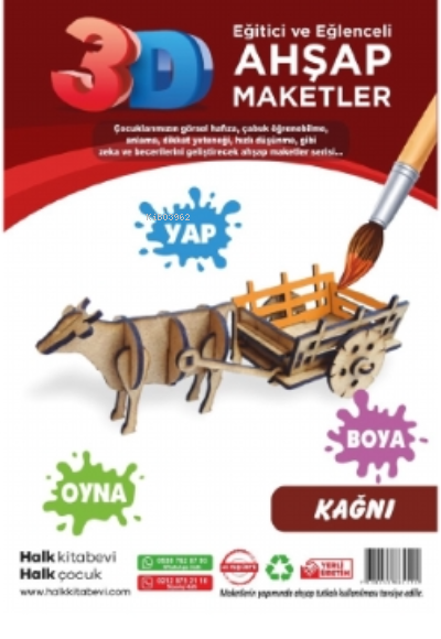 Kağnı Ahşap Maket - | Yeni ve İkinci El Ucuz Kitabın Adresi