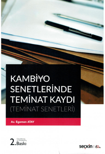 Kambiyo Senetlerinde Teminat Kaydı - Egemen Atay | Yeni ve İkinci El U