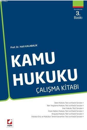 Kamu Hukuku Çalışma Kitabı - Halil Kalabalık | Yeni ve İkinci El Ucuz 