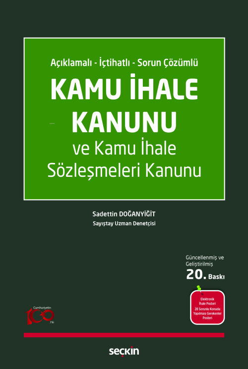 Kamu İhale Kanunu ve Kamu İhale Sözleşmeleri Kanunu - Sadettin Doğanyi