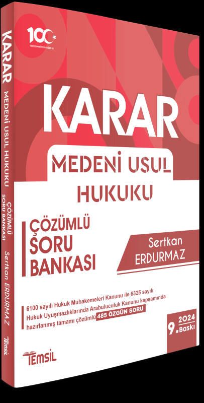 Karar Medeni Usûl Hukuku Çözümlü Soru Bankası - Sertkan Erdurmaz | Yen