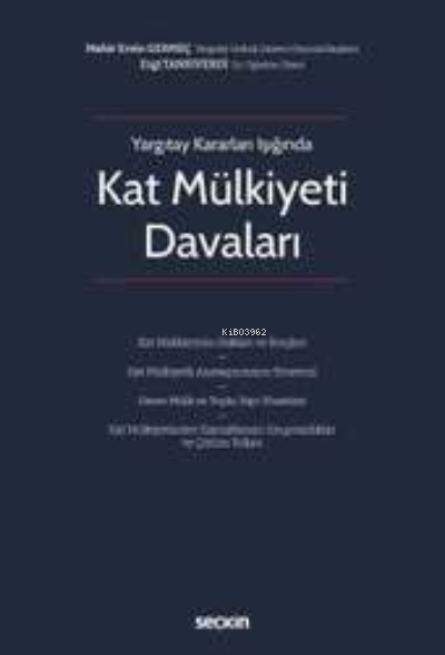 Kat Mülkiyeti Davaları - Mahir Ersin Germeç | Yeni ve İkinci El Ucuz K