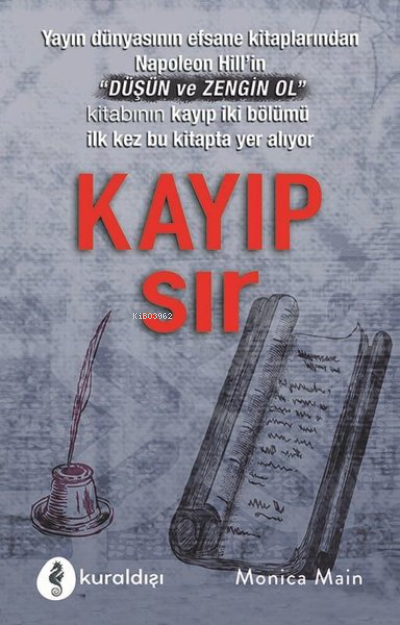 Kayıp Sır - Monica Main | Yeni ve İkinci El Ucuz Kitabın Adresi