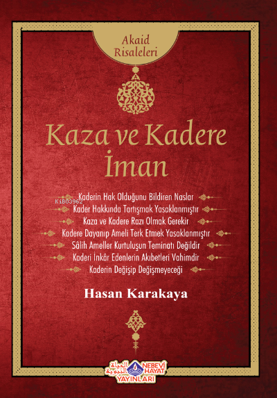 Kaza Ve Kadere İman - Hasan Karakaya | Yeni ve İkinci El Ucuz Kitabın 