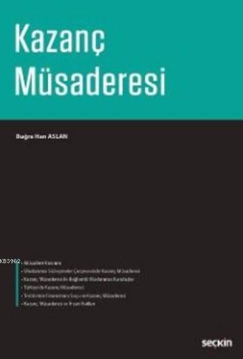 Kazanç Müsaderesi - Buğra Han Aslan | Yeni ve İkinci El Ucuz Kitabın A