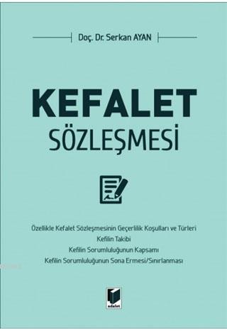 Kefalet Sözleşmesi - Serkan Ayan | Yeni ve İkinci El Ucuz Kitabın Adre