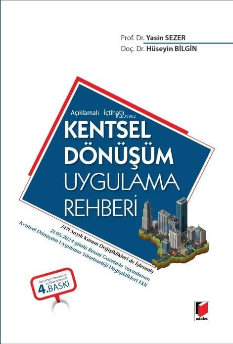 Kentsel Dönüşüm Uygulama Rehberi - Yasin Sezer | Yeni ve İkinci El Ucu