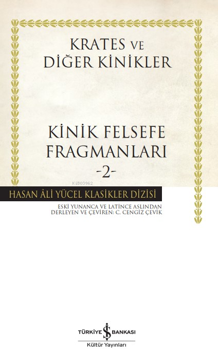 Kinik Felsefe Fragmanları -2- Ciltli - Kolektif | Yeni ve İkinci El Uc