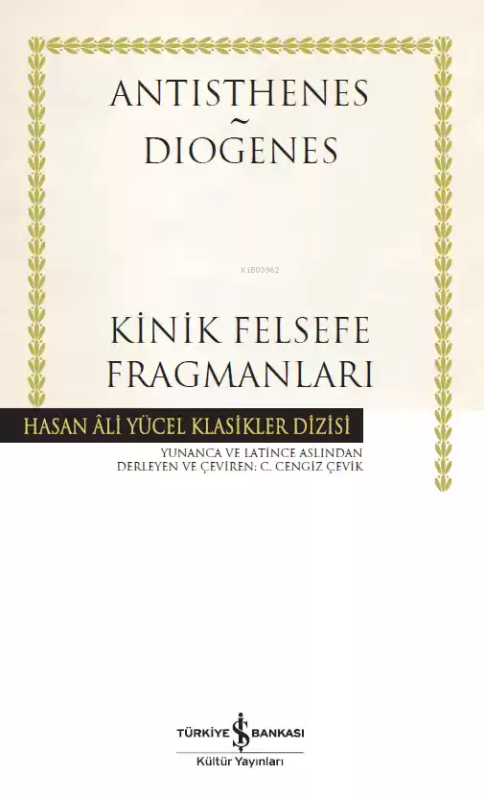 Kinik Felsefe Fragmanları - Diogenes Laertios | Yeni ve İkinci El Ucuz