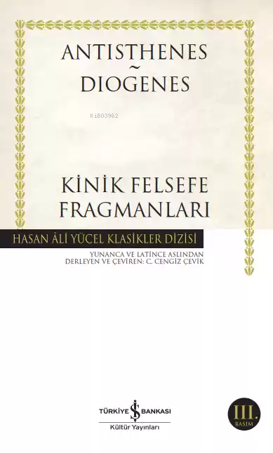 Kinik Felsefe Fragmanları - Diogenes Laertios | Yeni ve İkinci El Ucuz