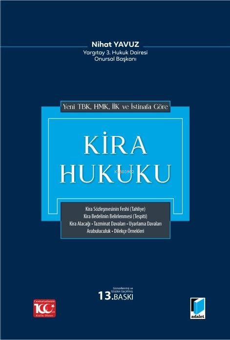 Kira Hukuku - Nihat Yavuz | Yeni ve İkinci El Ucuz Kitabın Adresi