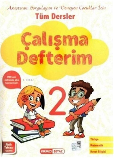 Kırmızı Beyaz 2.Sınıf Çalışma Defteri - Kolektif | Yeni ve İkinci El U