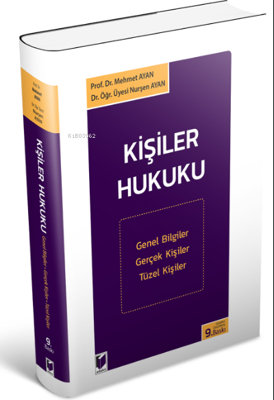 Kişiler Hukuku - Mehmet Ayan | Yeni ve İkinci El Ucuz Kitabın Adresi