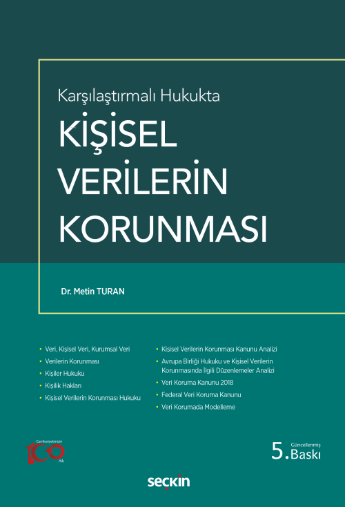 Kişisel Verilerin Korunması - Metin Turan | Yeni ve İkinci El Ucuz Kit