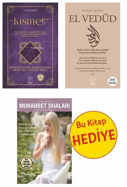 Kısmet - El Vedud Seti - 2 Kitap Takım - Hediye: Muhabbet Duaları - Tu