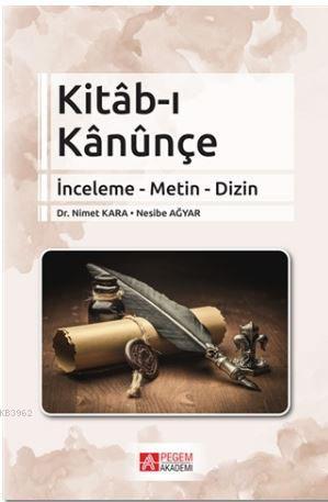 Kitab-ı Kanunçe - Nimet Kara- | Yeni ve İkinci El Ucuz Kitabın Adresi