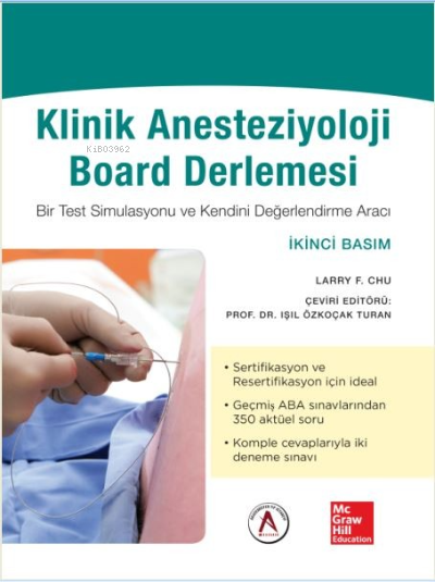 Klinik Anesteziyoloji Board Derlemesi - Larry F. Chu | Yeni ve İkinci 